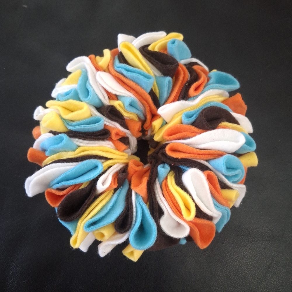 Snuffle Ring Treat Dispenser, Enrichment Dog Puzzle Toy